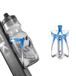 Rockbros RKL02 Aluminum Bottle Cage - Blue and Silver niebieski || srebrny training equipment