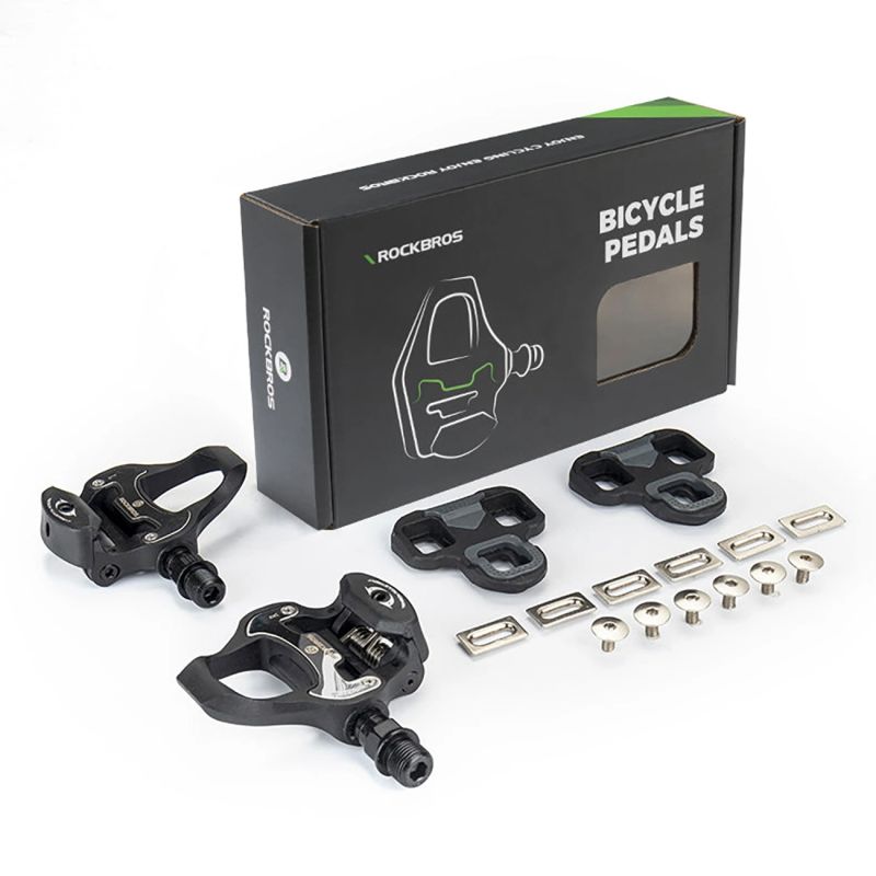Rockbros LP-R pedal cleats, LOOK system - black