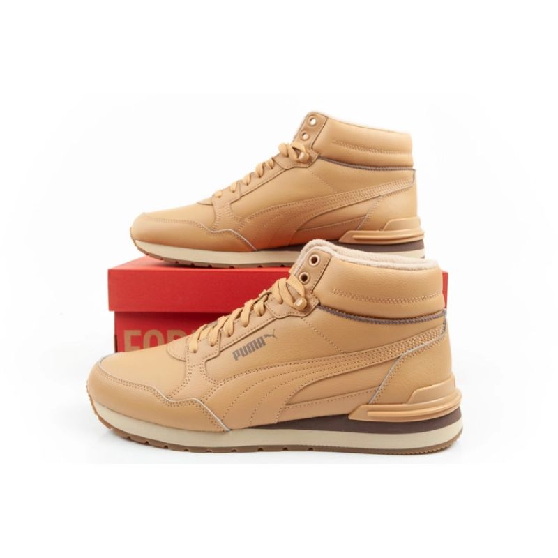 Puma ST Runner v4 Mid men's high-top sneakers brown Cipő