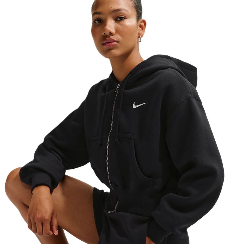 Nike Sportswear Phoenix Fleece Women's Sweatshirt HV2426-010 xs (158cm) kapucnis pulóver