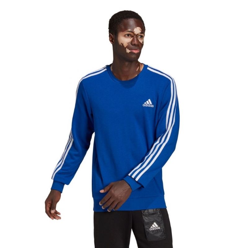 adidas Essentials French Terry 3-Stripes M HE1832 sweatshirt Pulóver