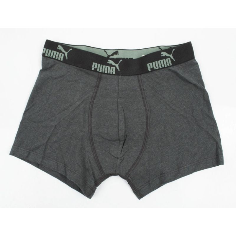 Puma Men's Boxer Briefs 9-Pack Black Gray Khaki Comfortable Cotton Alsónemű szürke