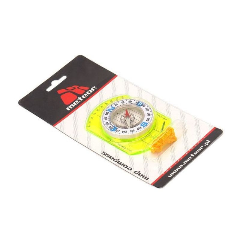 Meteor Compass with Ruler fehér compasses, tourist equipment