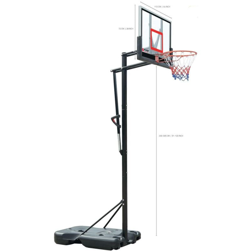 Pure 2 Improve Adjustable Basketball Set 2.30-3.05m sets