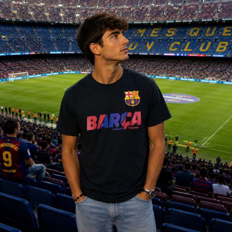 FC Barcelona men's cotton t-shirt póló 5001CBSB