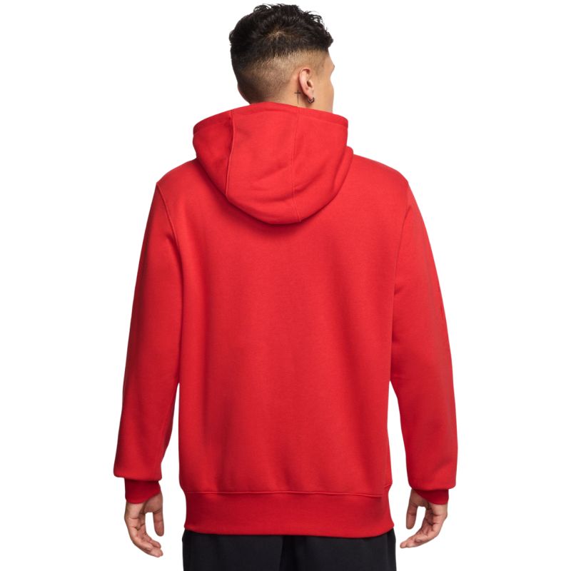Nike Club BB FZ Hoodie Men's piros kapucnis pulóver