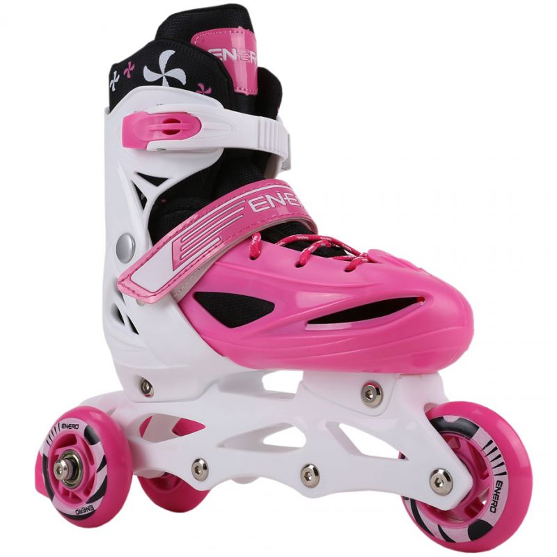 Inny Enero 4in1 inline skates Enero Runner Jr 1007236-1007243-1007250 Cipő rózsaszín