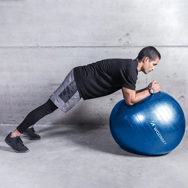 Wozinsky Exercise Ball, 65 cm, Blue jasnoniebieski labda 5907769300684-64269