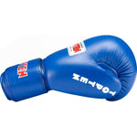 TOP TEN RTT-COMPETITION Leather Boxing Gloves 10oz (WORLD BOXING APPROVED) czerwony+10 oz kesztyű