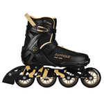 Nils Extreme ARMOUR roller skates black and gold size arany görkorcsolya