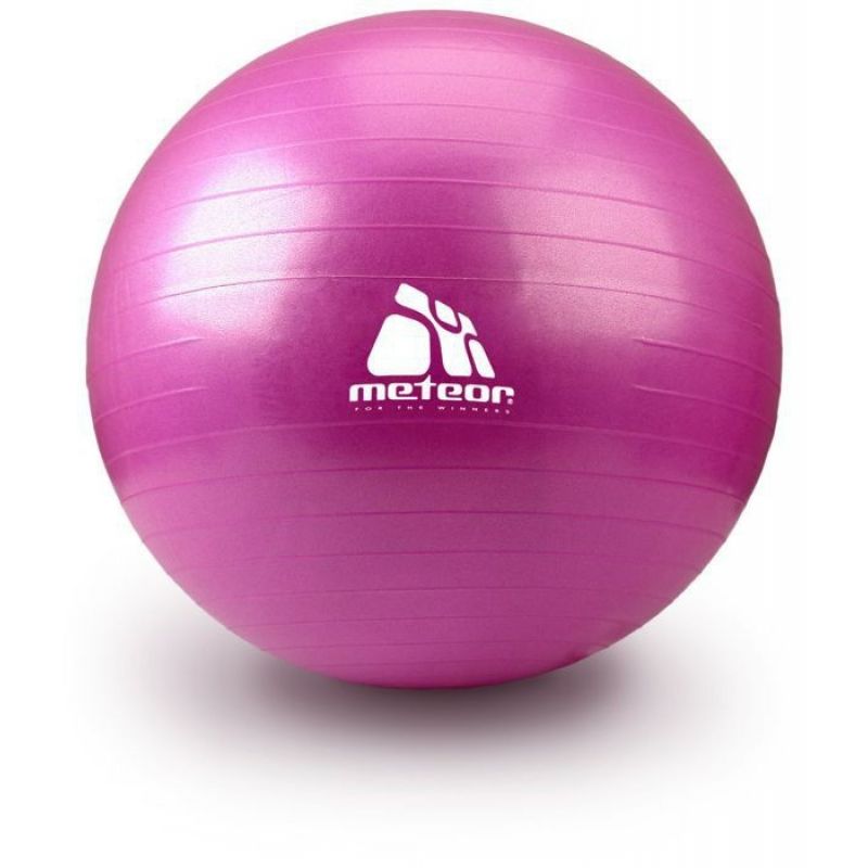Meteor Gymnastics Ball 55 cm Pink rózsaszín balls, gym balls, training equipment