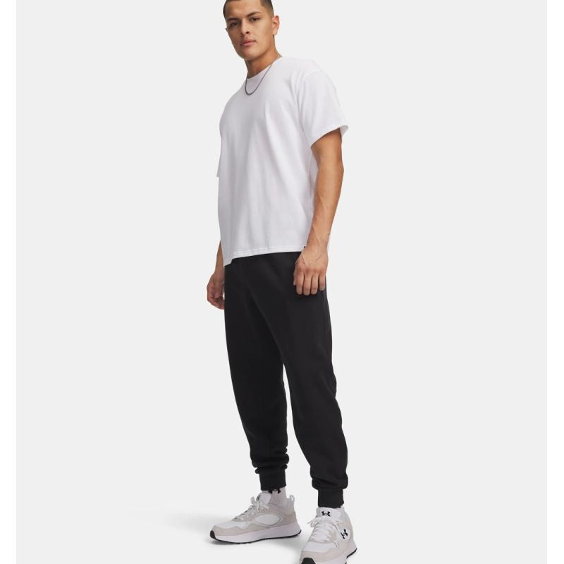Under Armour Men's Rival Fleece Joggers black 1379774 001 fekete férfi nadrág 143582S
