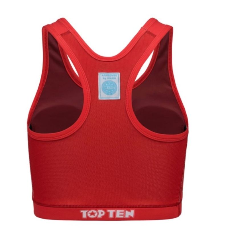 TOP TEN top "WAKO" (WAKO APPROVED) czerwony+m short