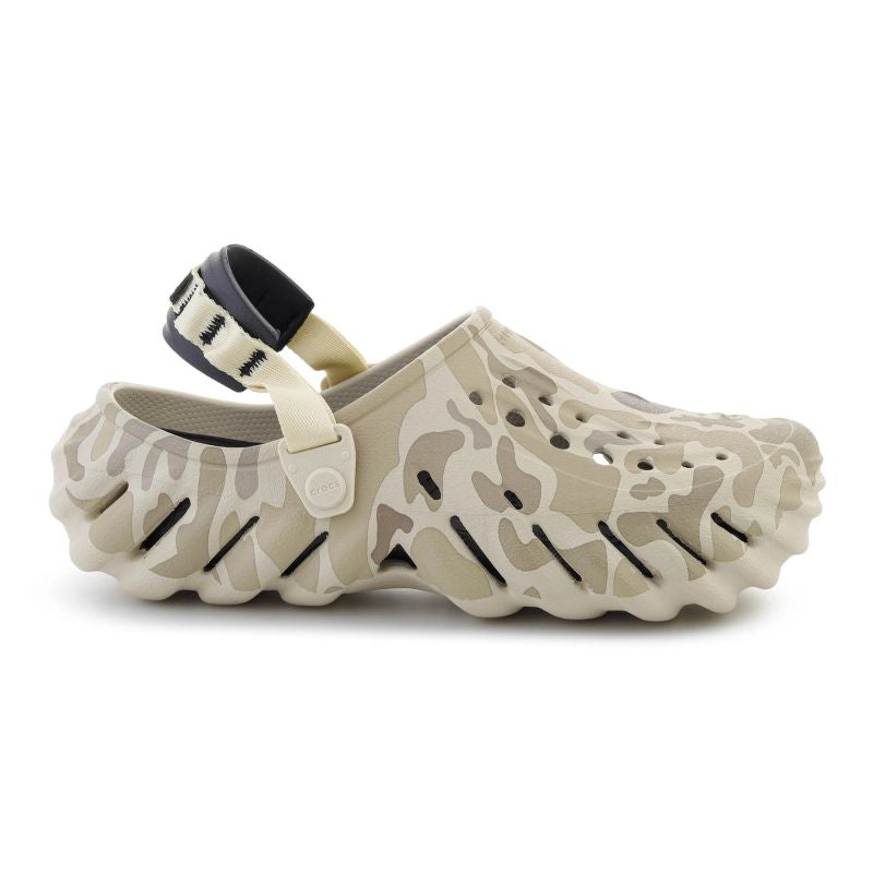 Crocs Echo Duck Camo Clog Bone/Black