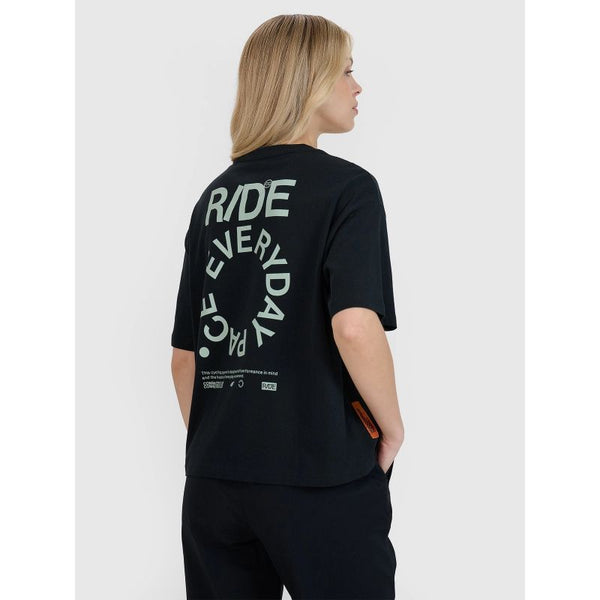 4f Women's oversize printed T-shirt 4FWSS25TTSHF1993-20S General