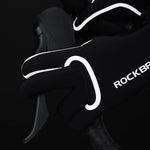 Rockbros full waterproof cycling gloves, size: - black fekete kesztyű
