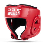 DBX Bushido RED Tournament Boxing Helmet czerwony helmets, martial arts equipment