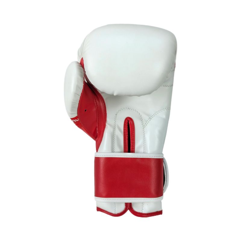 MASTERS FIGHT EQUIPMENT RPU-FOLK Boxing Gloves 12 oz White-Red piros kesztyű 013505-12