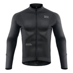 Rockbros Fall/Winter Long Sleeve Cycling - Black fekete dzseki