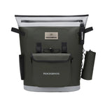 Rockbros Thermal Backpack with Insulation 18l Ergonomic - Green zöld backpacks, tourist equipment