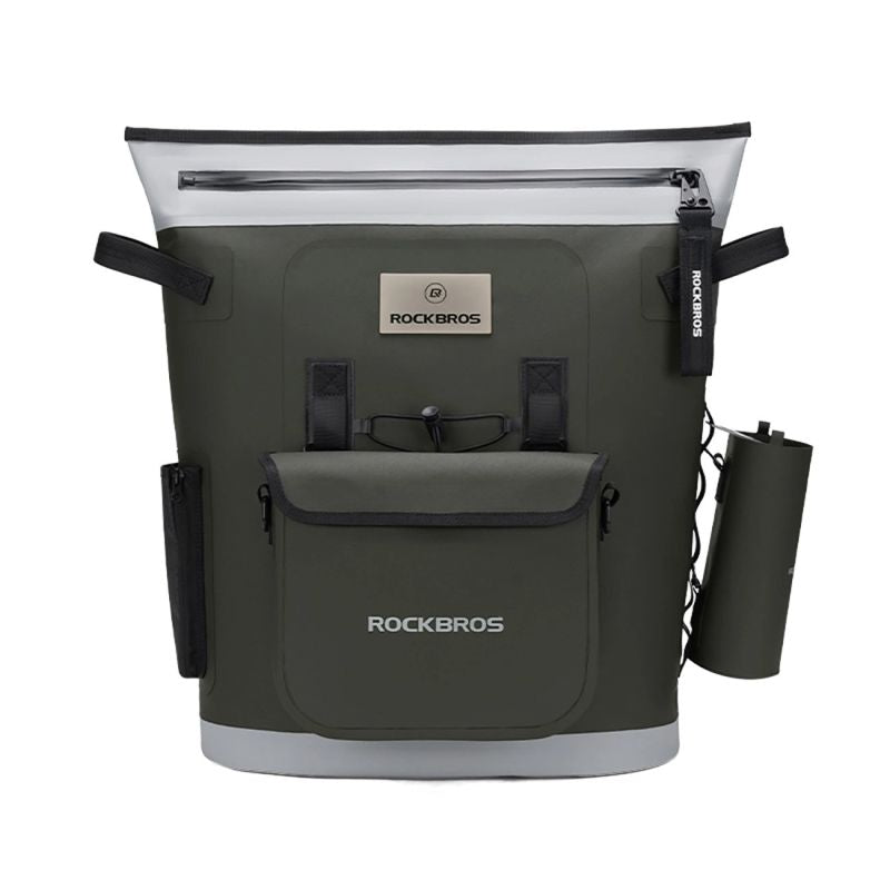 Rockbros Thermal Backpack with Insulation 18l Ergonomic - Green zöld backpacks, tourist equipment