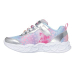 Skechers S-Lights Infinite Heart Lights-Heart Jewels 303261L-SMLT Silver/Multi szürke utcai cipő