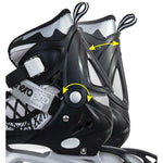 Enero Pro Roller Skates-Roller Skates-Ice Skating 4in1 Led 38-41 Gray szürke skates, roller skates
