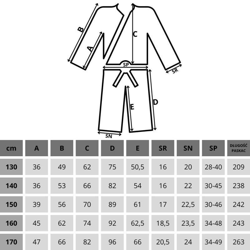 Enero Judo Aikido Kimono 130cm Blue kék kimonos