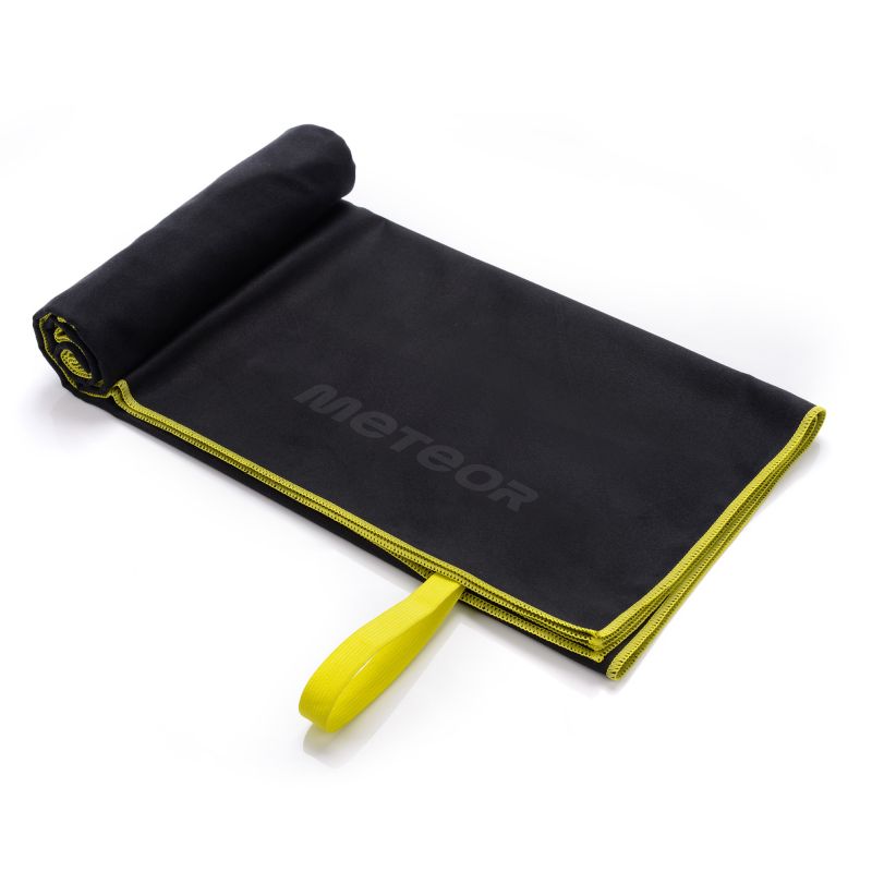 Meteor towel M 50 x 90 cm black uniw towels