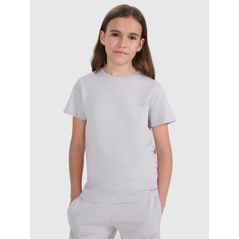 4f Regular plain T-shirt (SET OF 2) for children 4FJRAW25TTSHU3157-90S Ruházat