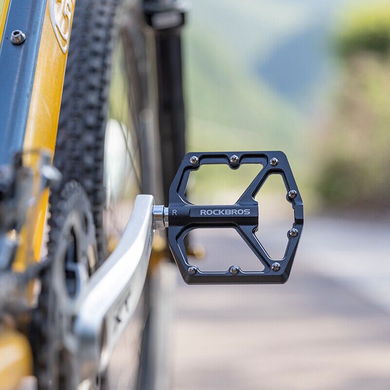 Rockbros black platform bike pedals
