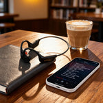 head Dudao U22 Bluetooth 5.2 Bone Conduction Headphones with Headband - Black fekete headsets