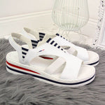Rieker W V02Y5 wedge white fehér sandals