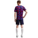 Nike FC Barcelona Home Men's T-Shirt Navy Blue and bordó ruházat II1667621