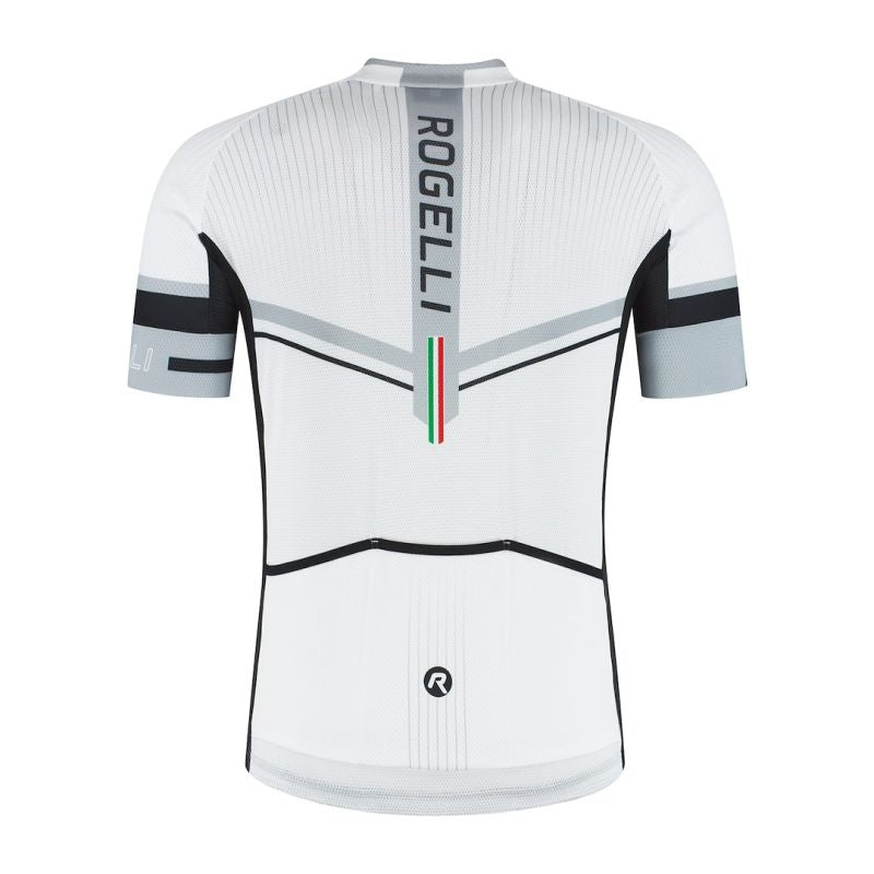 Rogelli Gara Mostro II Jersey White-Silver 2XL szürke kerékpáros ruha SIRS1000000.100.2XL