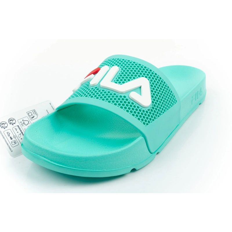 Fila women's sports flip-flops Morro comfortable green slippers for the pool zöld papucs