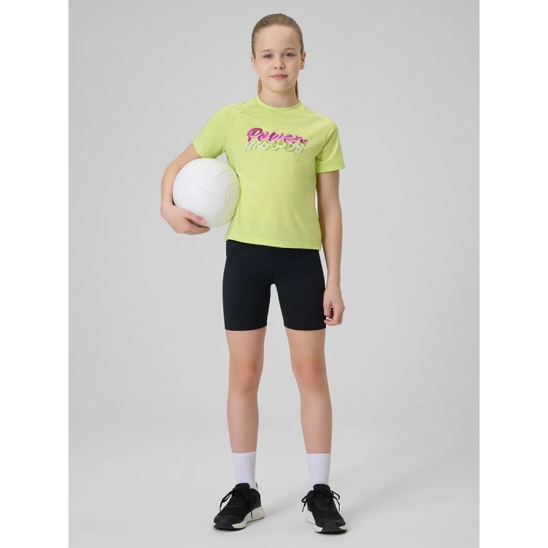 4F Girls' quick-drying sports T-shirt 158/164 póló