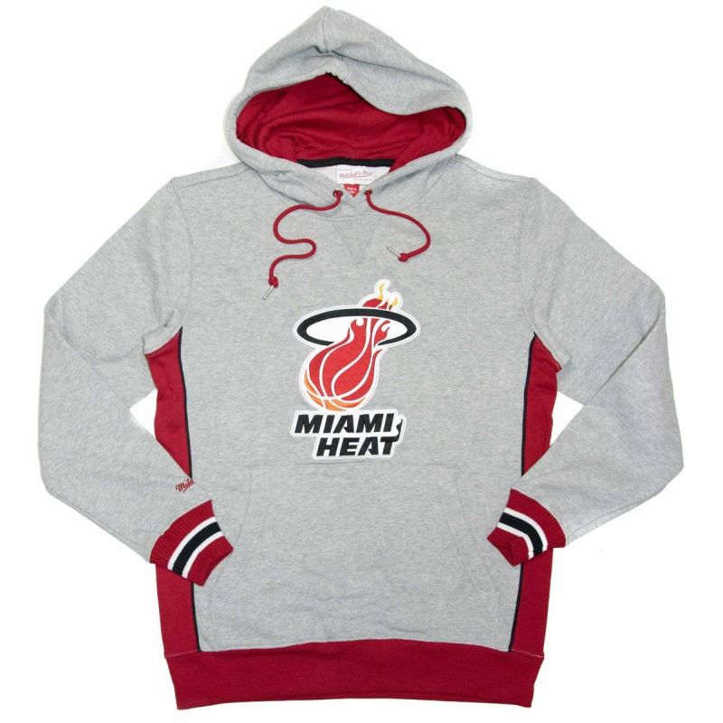 Mitchell & Ness Pinnacle Heavyweight Fleece NBA Miami Heat Hoodie kapucnis pulóver