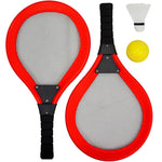 Enero Set Of 2 Rackets, Shuttle, Ball For Tennis And Badminton Toys balls, sets