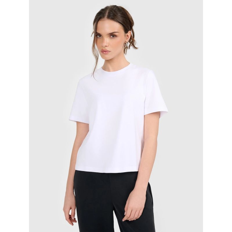 4F Women's regular plain T-shirt póló