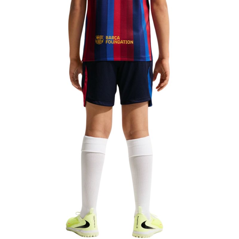 Nike FC Barcelona 2026/27 Stadium Home Kids' Navy kék short