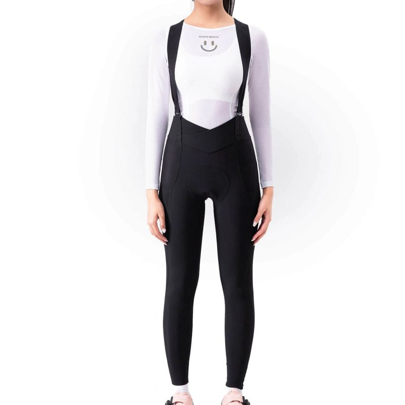 Rockbros TVI Women's Cycling Bib with Pad Size - Black fekete nadrág 15310005003-211711