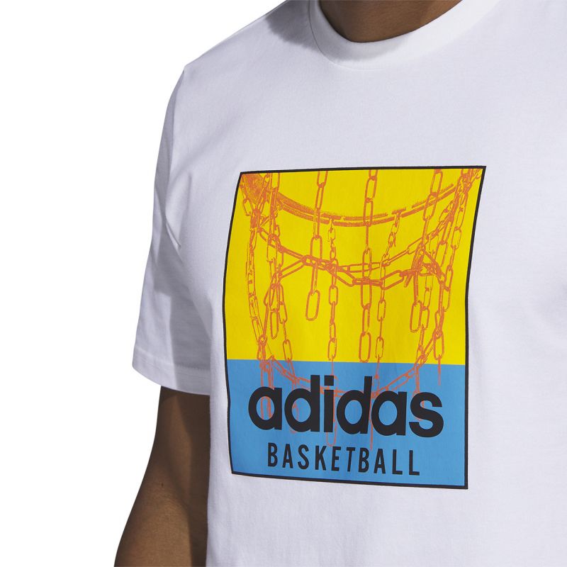 adidas Chain Net Basketball Graphic Tee M IC1861 Póló