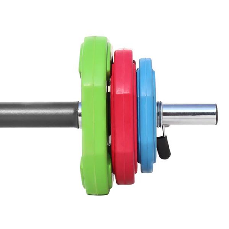 HMS SBP20 barbell, 20KG body pump bar, szürke edzőfelszerelés 17-57-010