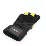HMS Black/Yellow RST01 rM Gym Gloves fekete kapuskesztyű 17-63-201