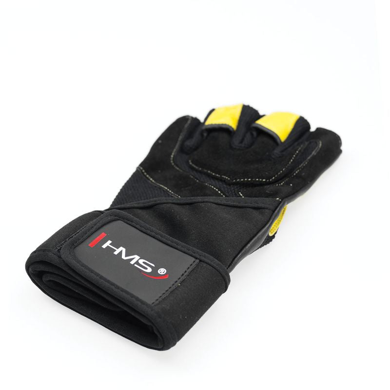 HMS Black/Yellow RST01 rM Gym Gloves fekete kapuskesztyű 17-63-201