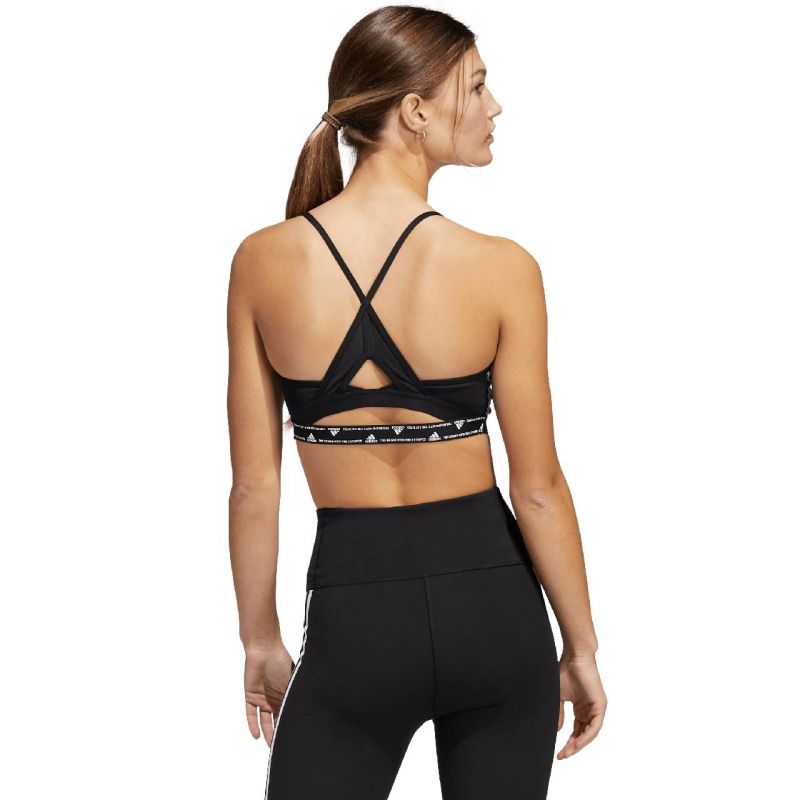 adidas Aeroreact Training Light-Support 3-Stripes Bra W HC7862 sports bra Sportmelltartó