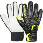 Reusch Attrakt Starter Solid Finger Support Junior Gloves 56 72 511 fekete kapuskesztyű
