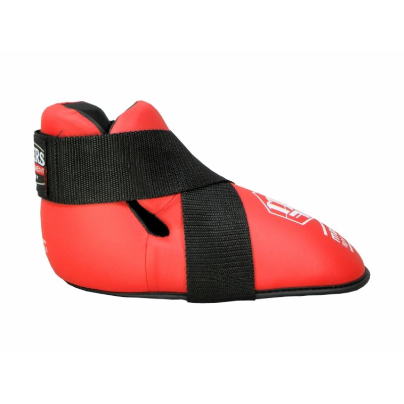 MASTERS FIGHT EQUIPMENT OSPU-1W KIDS Foot Protectors (WAKO APPROVED) (PRICE CHANGE) fekete védőfelszerelés 030611-2XS