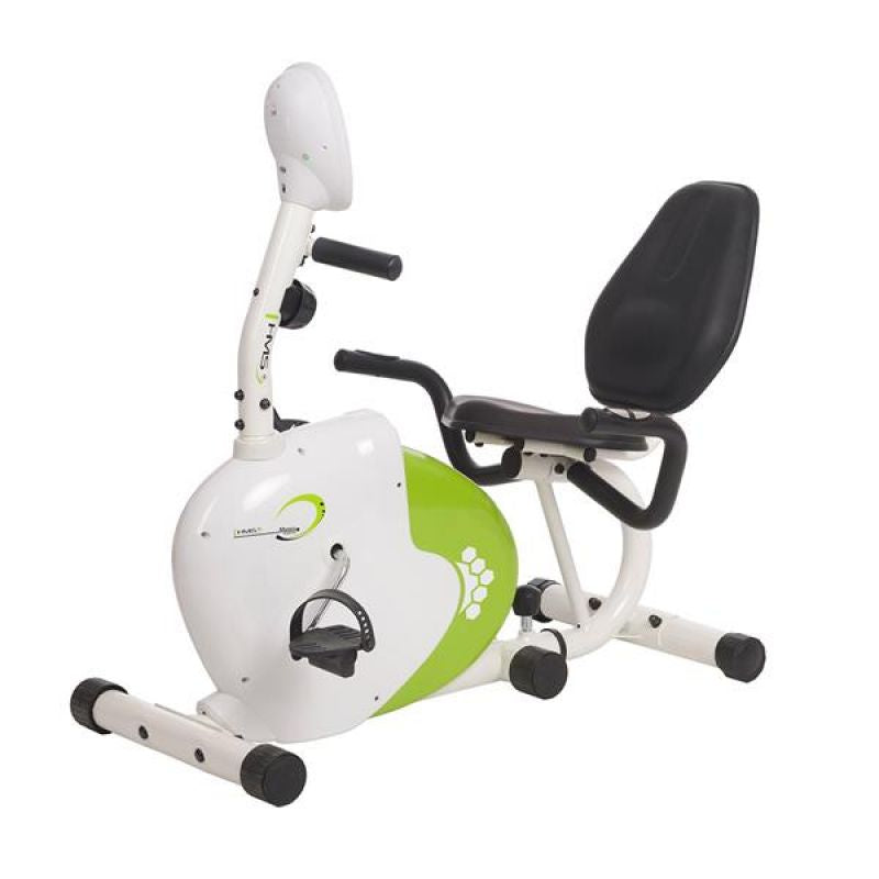 HMS R9259 white and green recumbent magnetic bike fehér futócipő 17-06-002